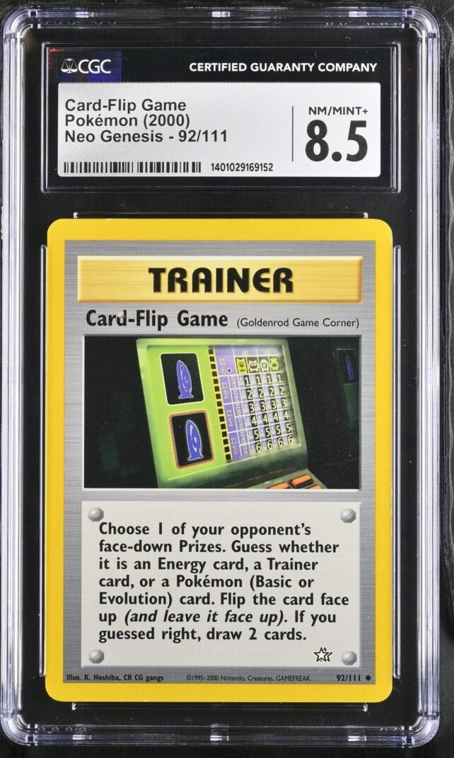 Card-Flip Game #92 Pokemon Neo Genesis